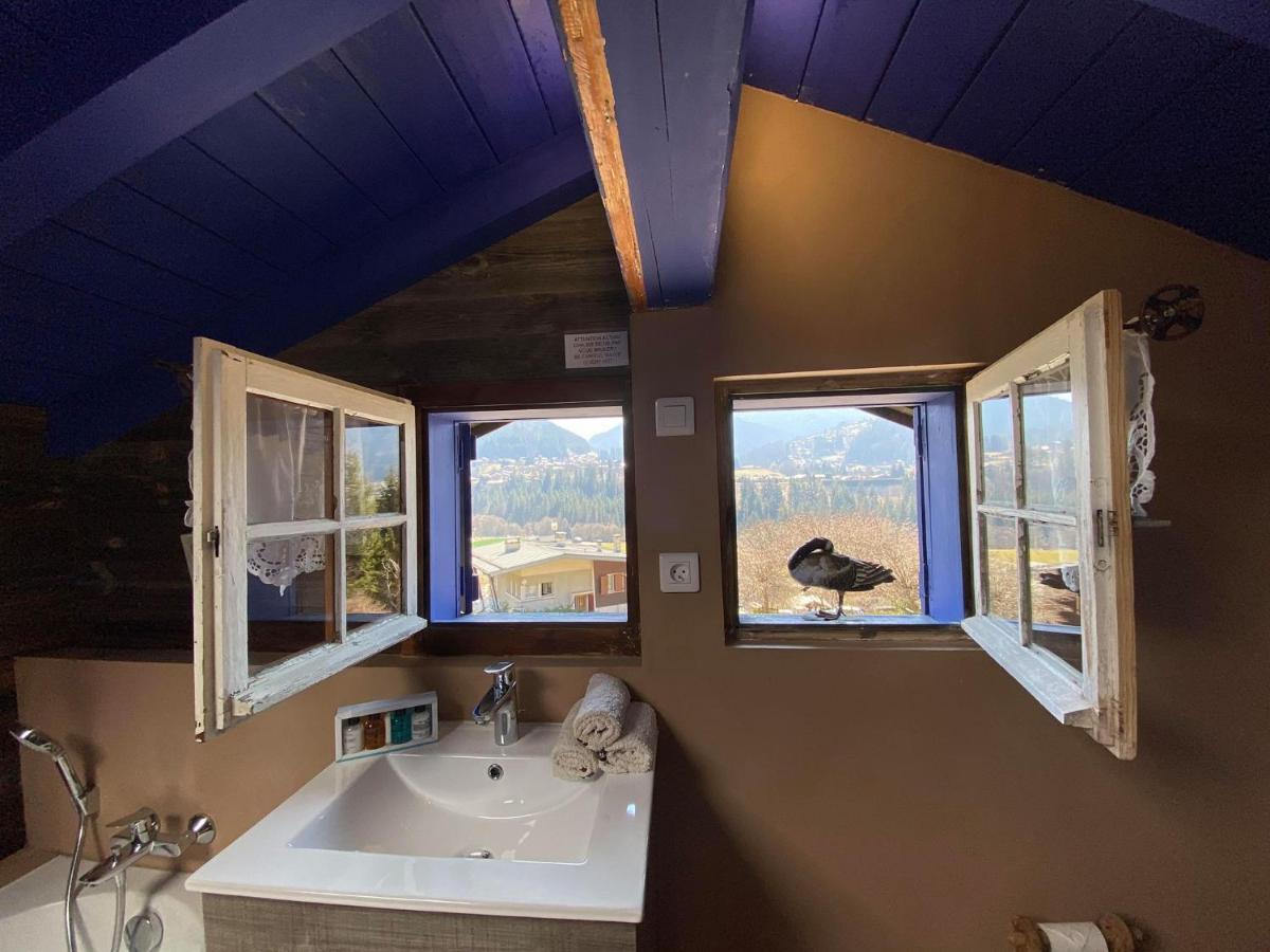 Micro-Lodge, Le Petit Nid D'Amour Montriond Eksteriør billede