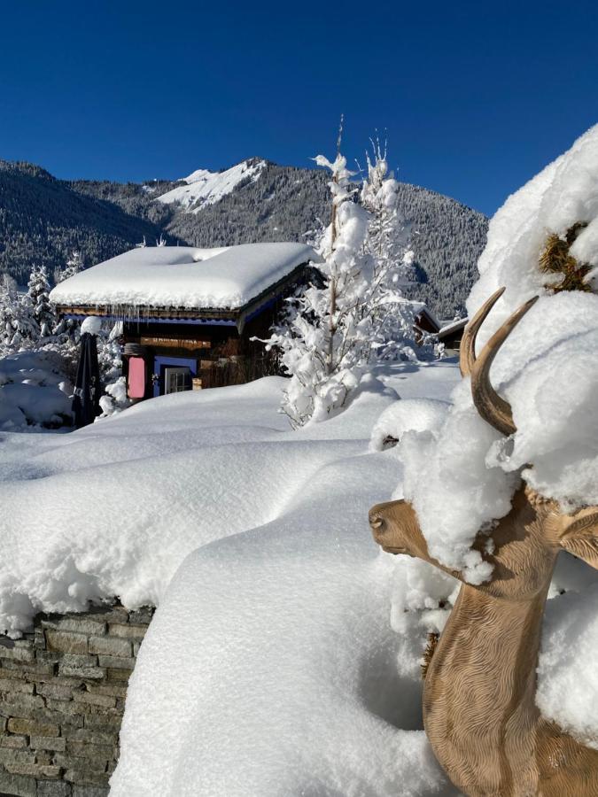Micro-Lodge, Le Petit Nid D'Amour Montriond Eksteriør billede