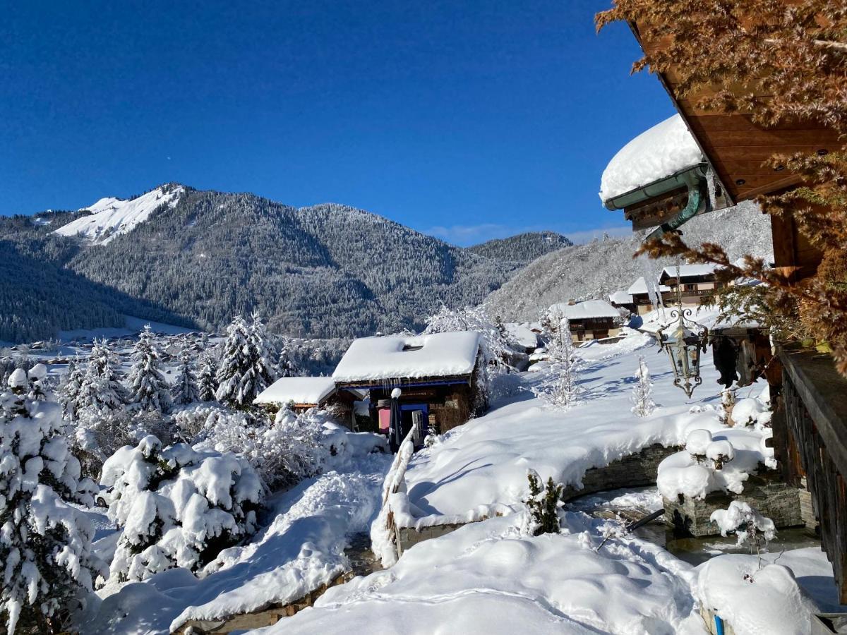 Micro-Lodge, Le Petit Nid D'Amour Montriond Eksteriør billede