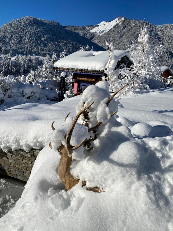 Micro-Lodge, Le Petit Nid D'Amour Montriond Eksteriør billede