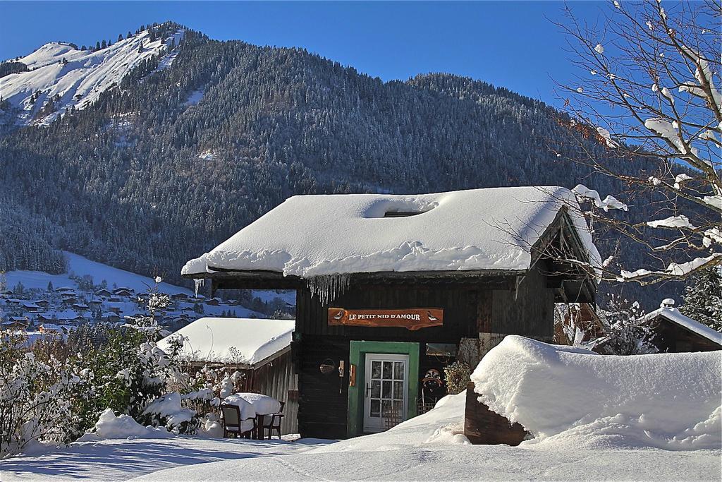 Micro-Lodge, Le Petit Nid D'Amour Montriond Eksteriør billede