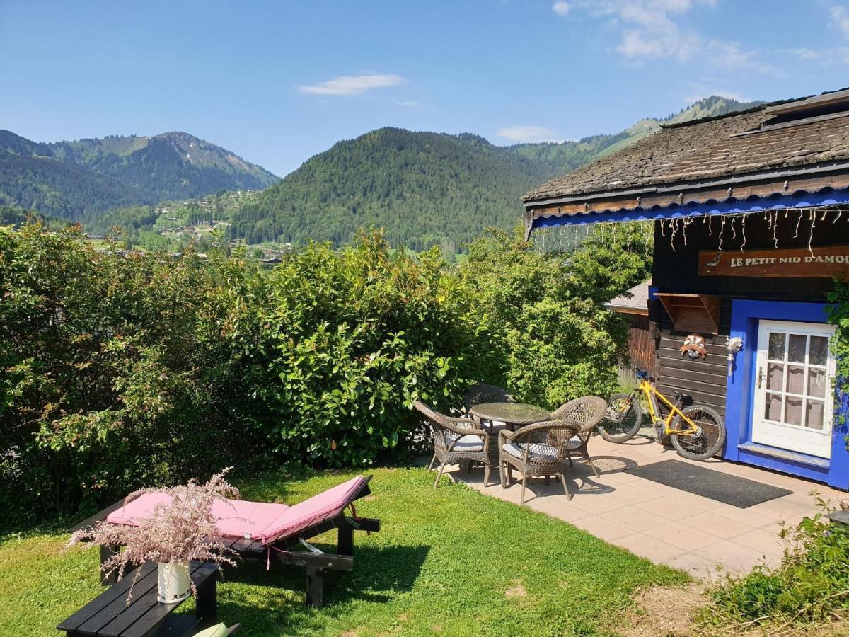 Micro-Lodge, Le Petit Nid D'Amour Montriond Eksteriør billede